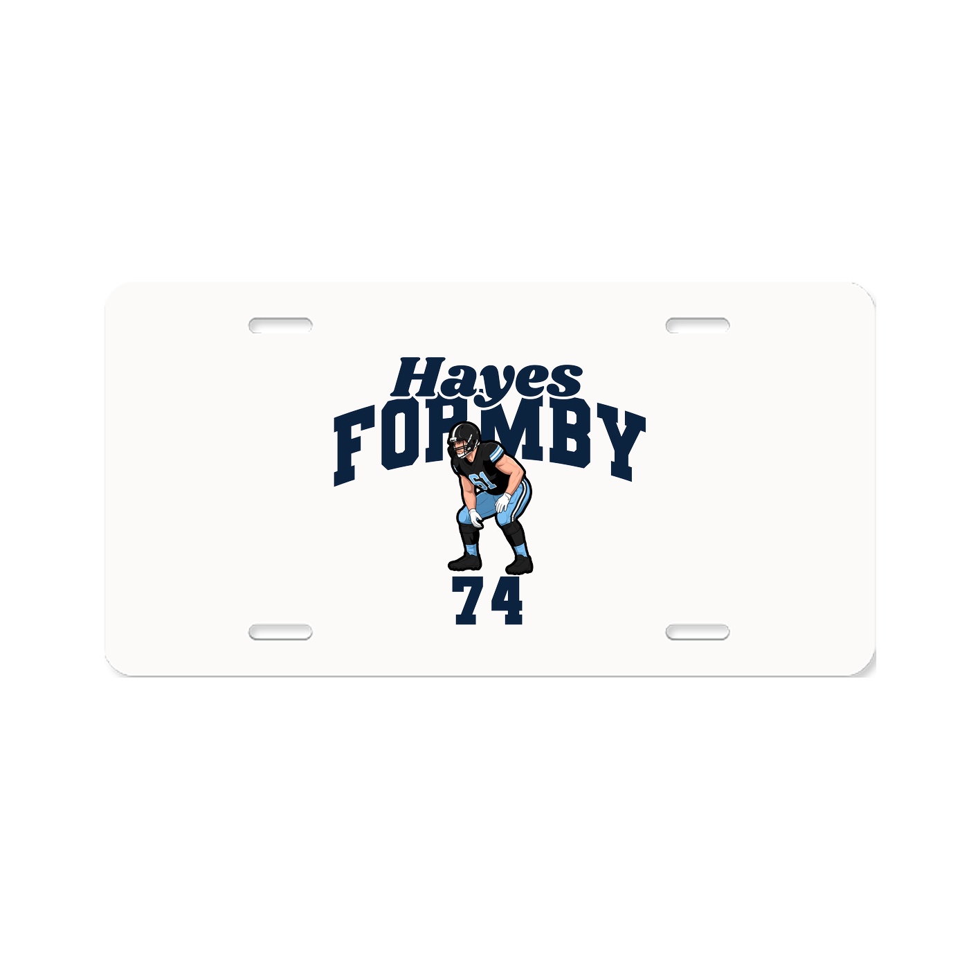 License Plate — Signature Arch in Classic