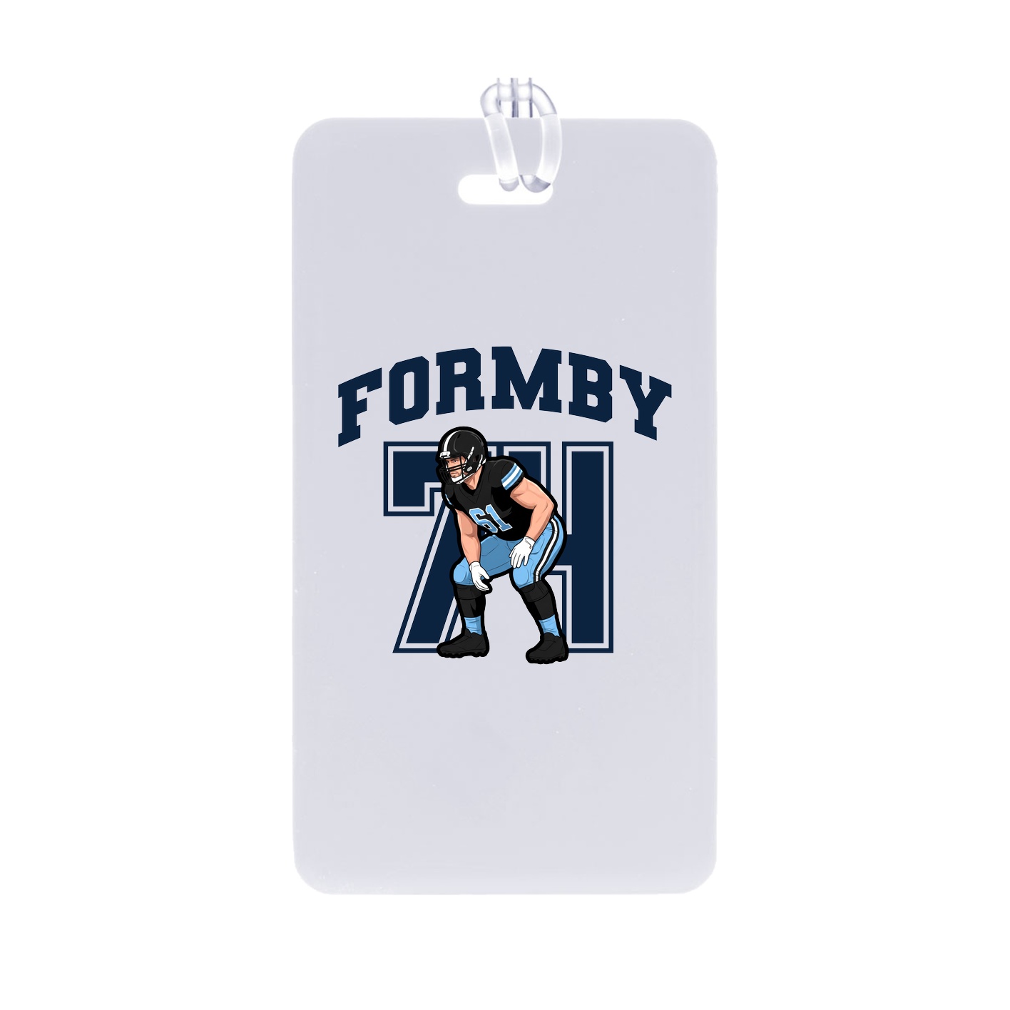 Bag Tag — Number in Classic