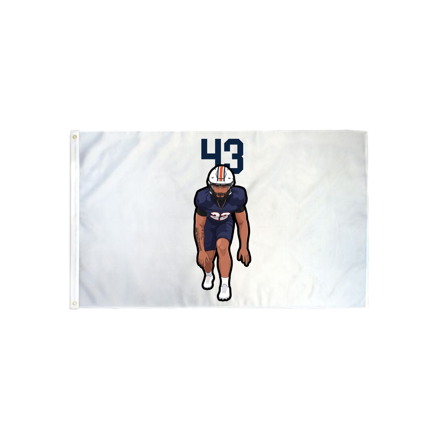 3x5 Flag — Number Top in Classic