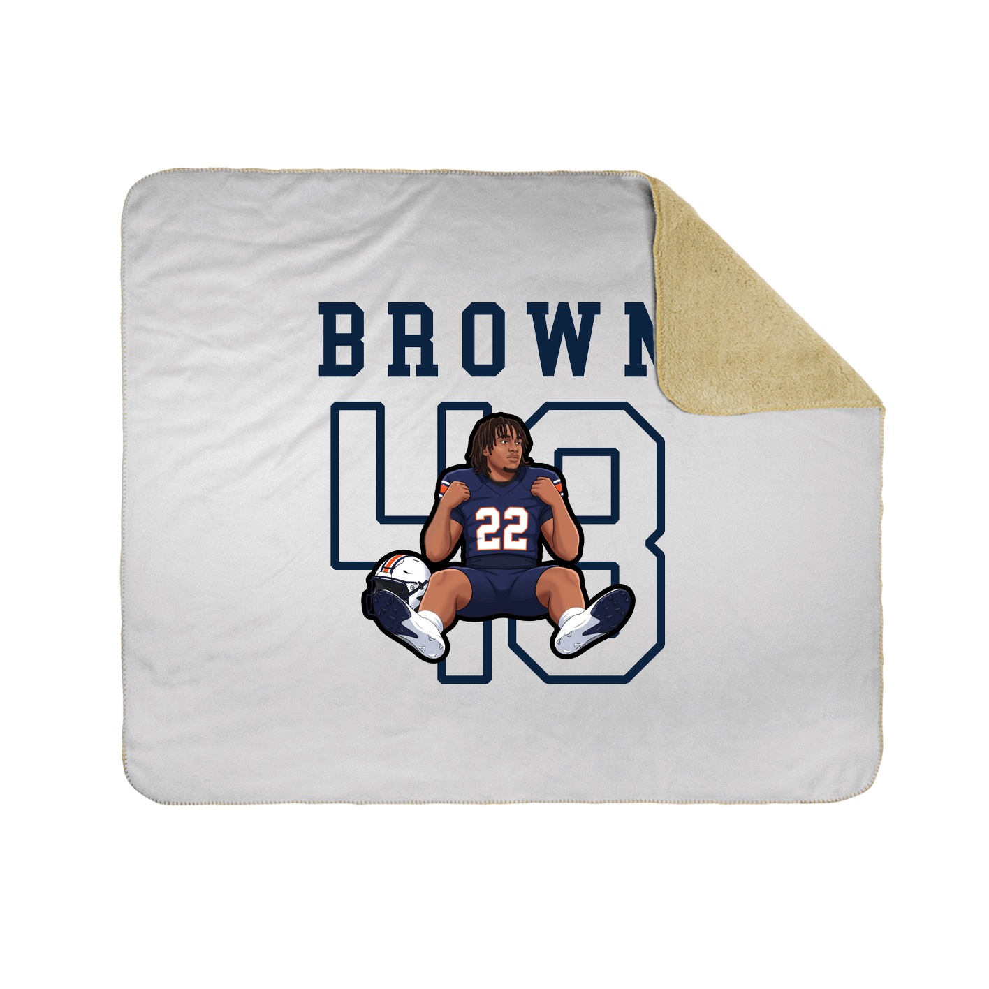 Throw Blanket — Shirsey in White