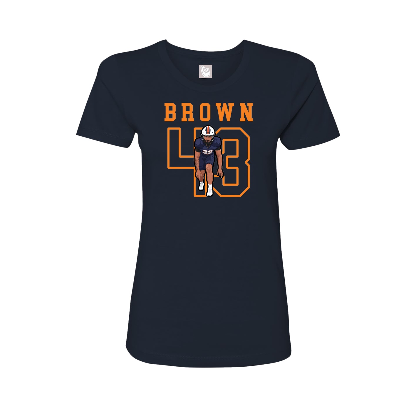 Fitted Women's Tee — Shirsey in Navy
