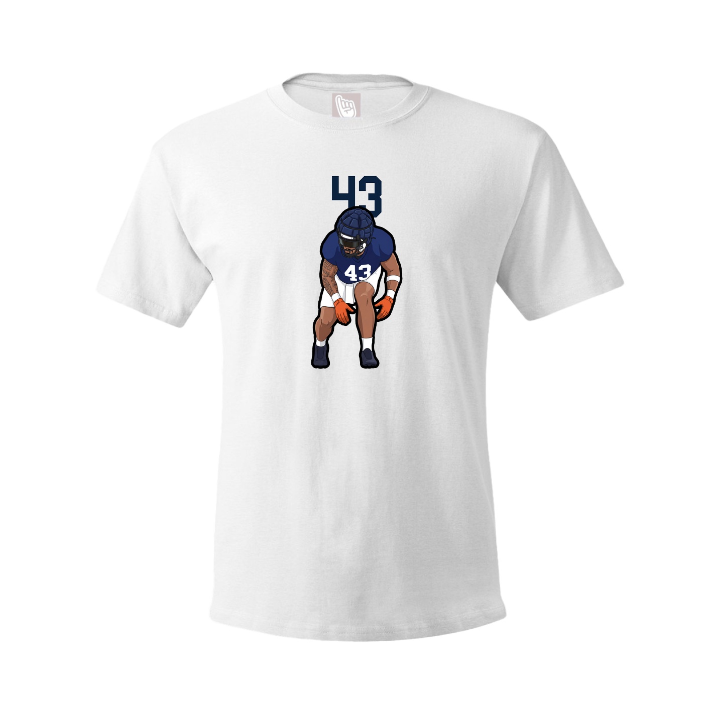 Tee — Number Top in White