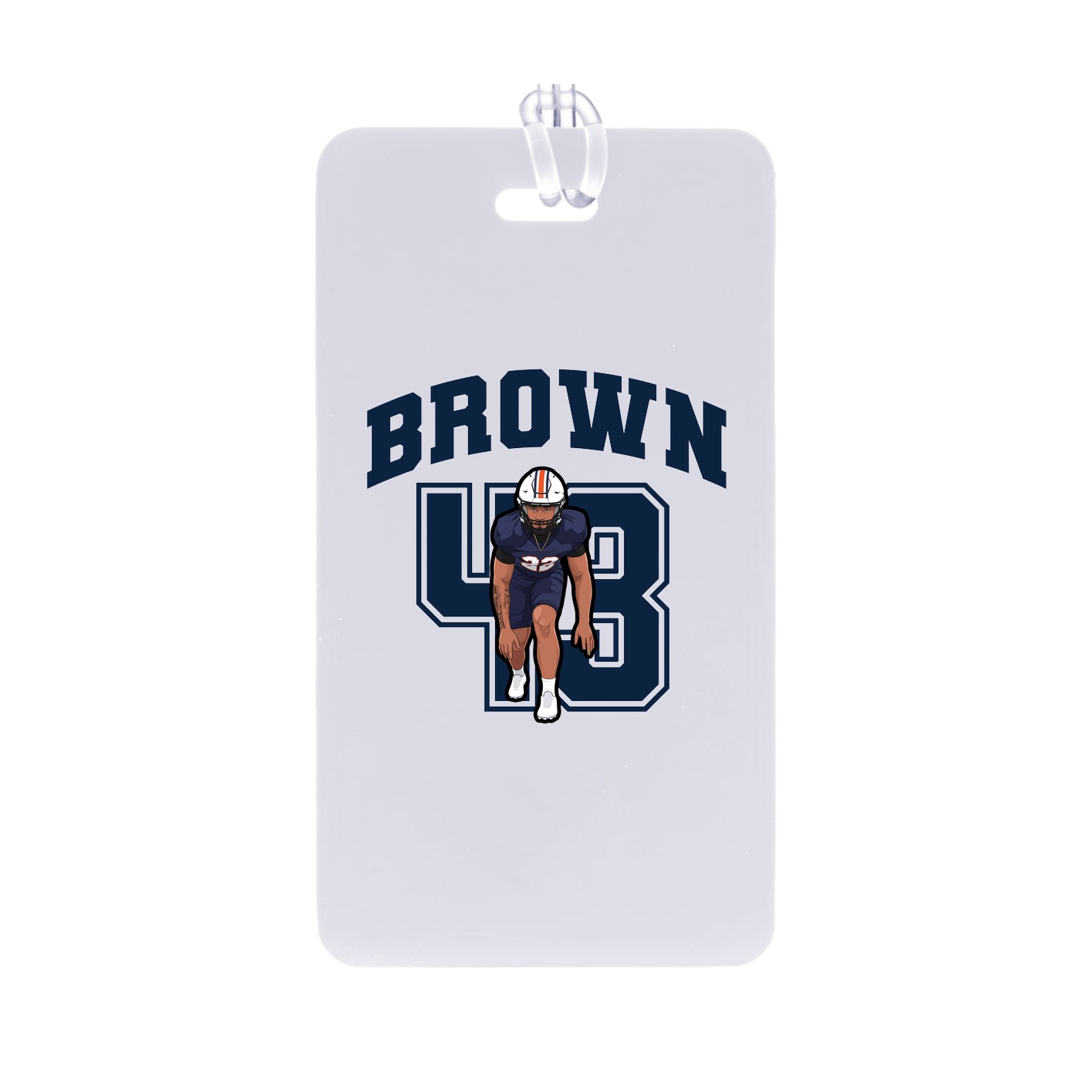 Bag Tag — Number in Classic