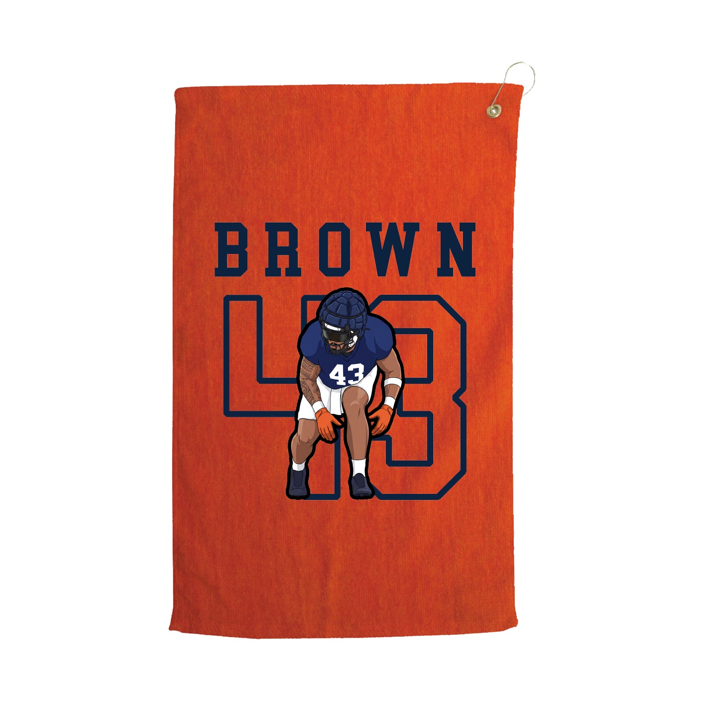 Golf Towel — Shirsey in Orange