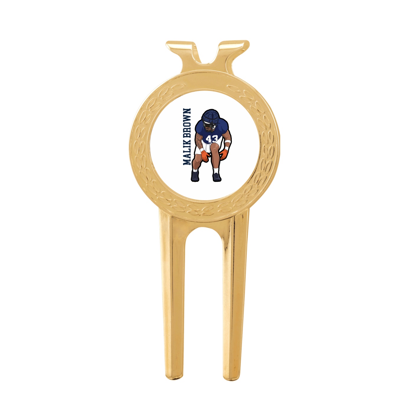Divot Tool with Ball Marker — Name Vertical in Classic