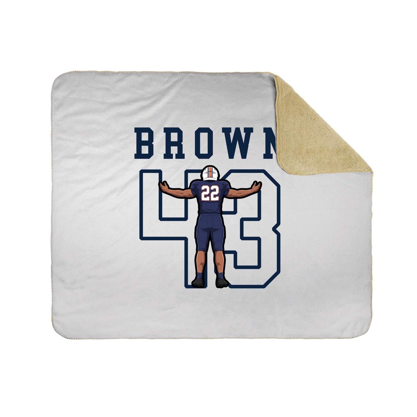 Throw Blanket — Shirsey in White