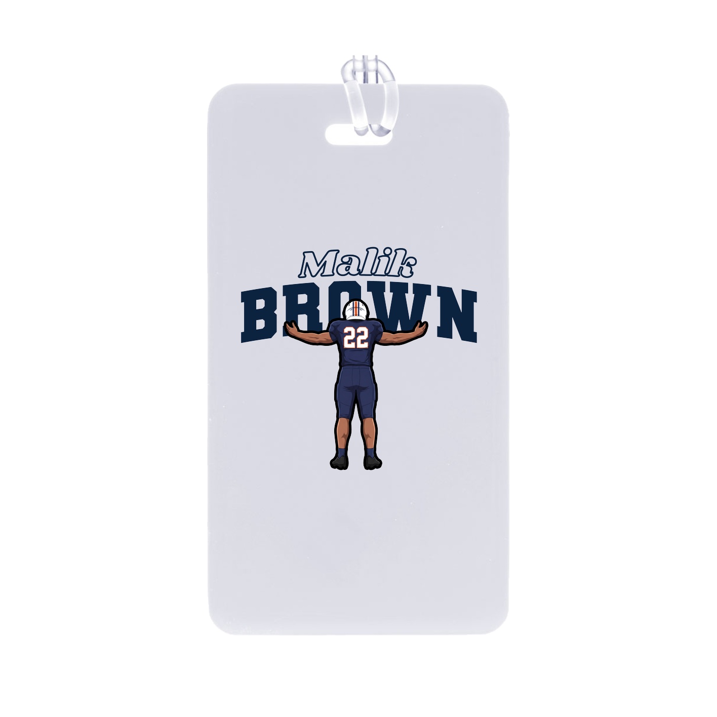 Bag Tag — Name Arch in Classic