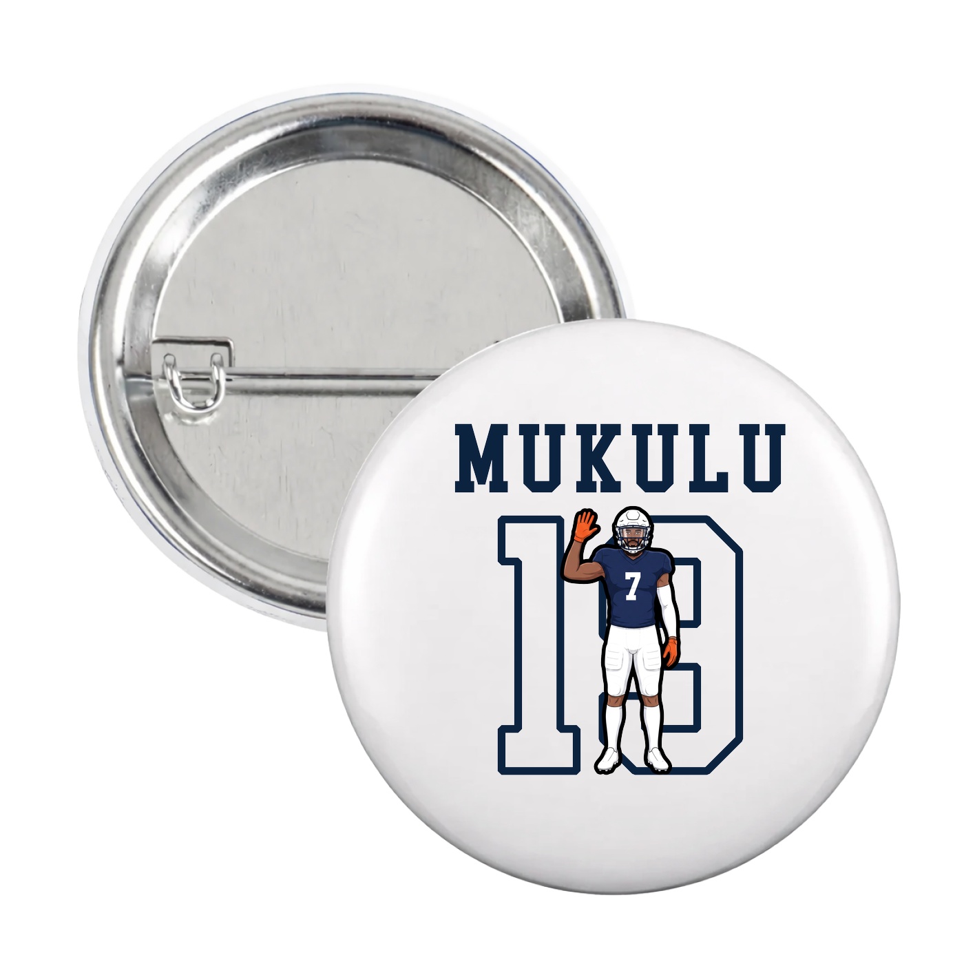 Game Day Button — Shirsey in White
