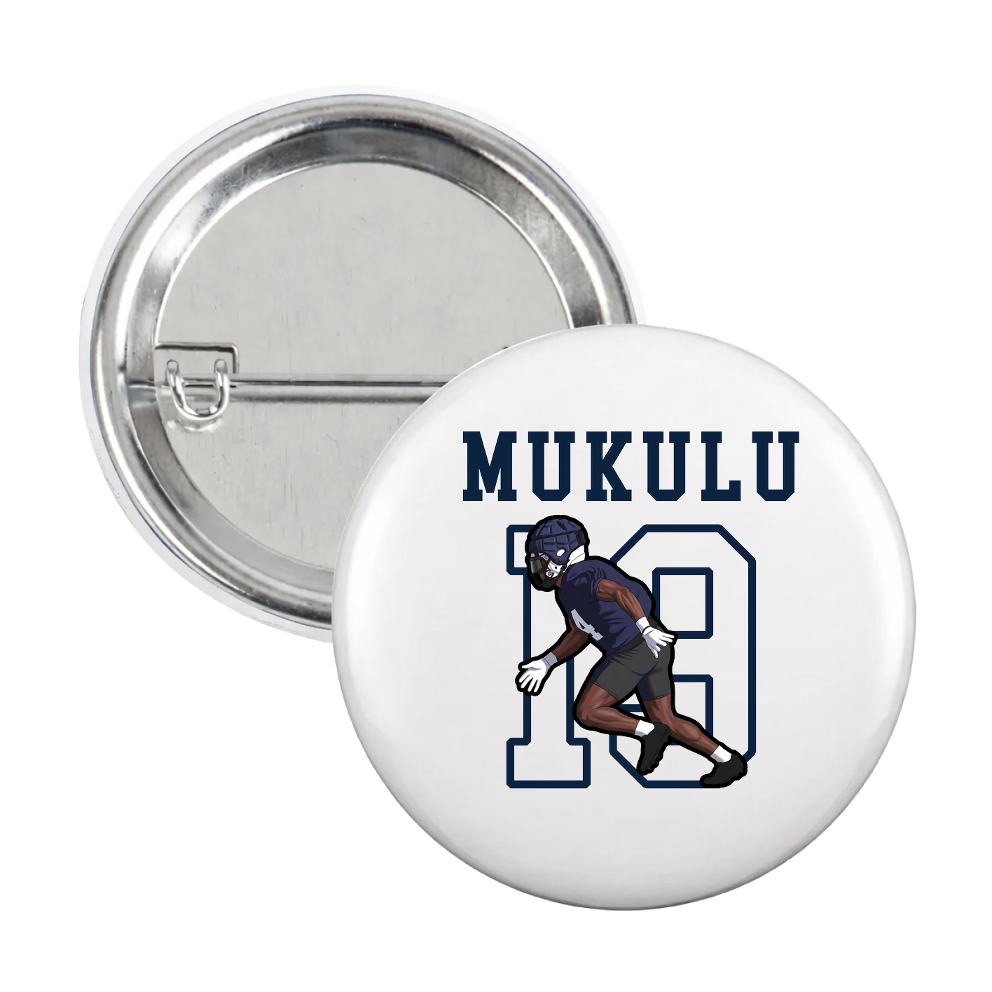 Game Day Button — Shirsey in White