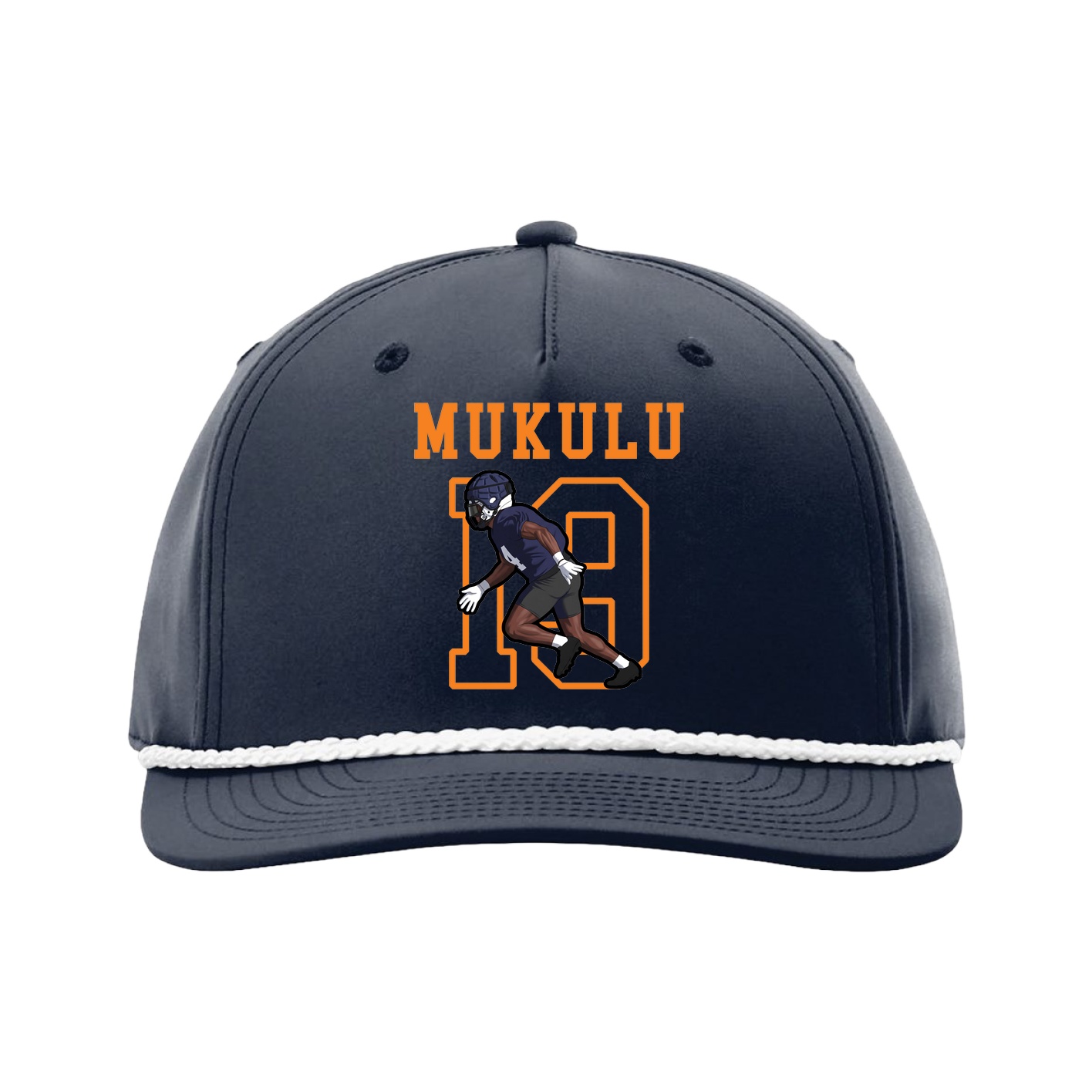 Five-Panel Classic Rope Cap — Shirsey in Navy