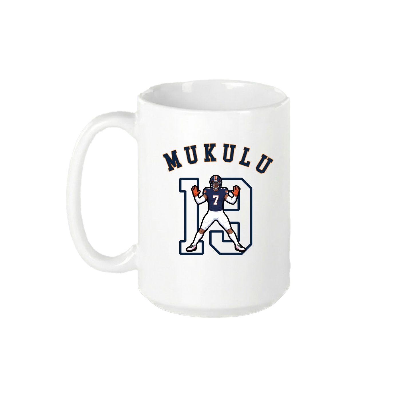 15oz Coffee Mug — Shirsey Arch in White