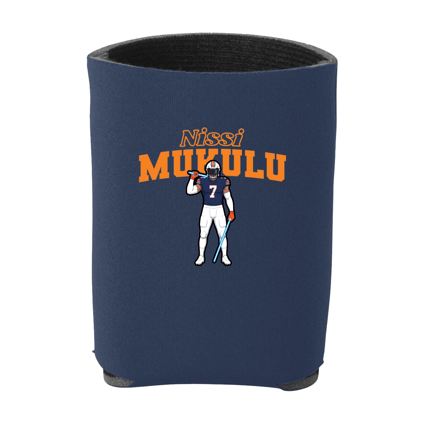Can Holder — Name Arch in Navy