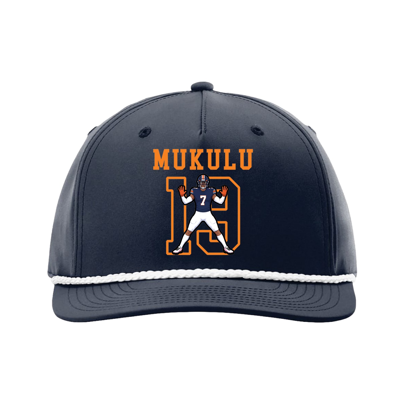 Five-Panel Classic Rope Cap — Shirsey in Navy