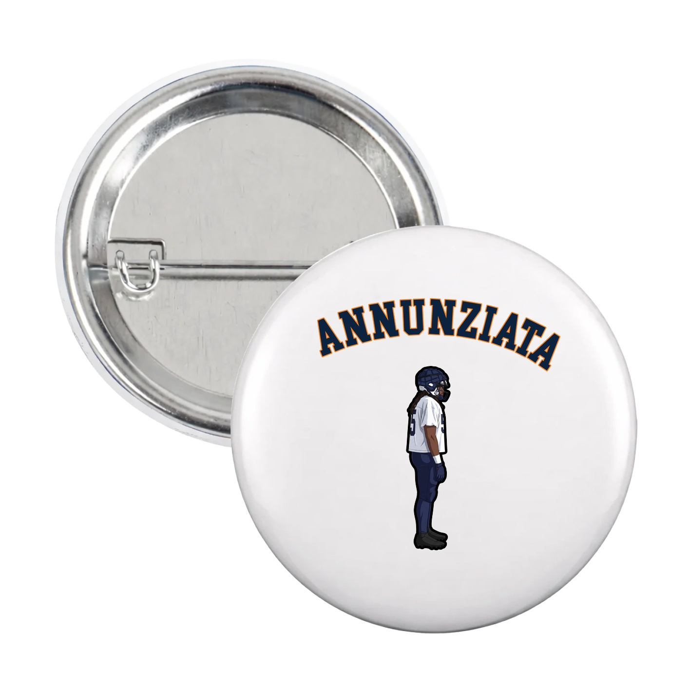 Game Day Button — Shirsey Arch in White