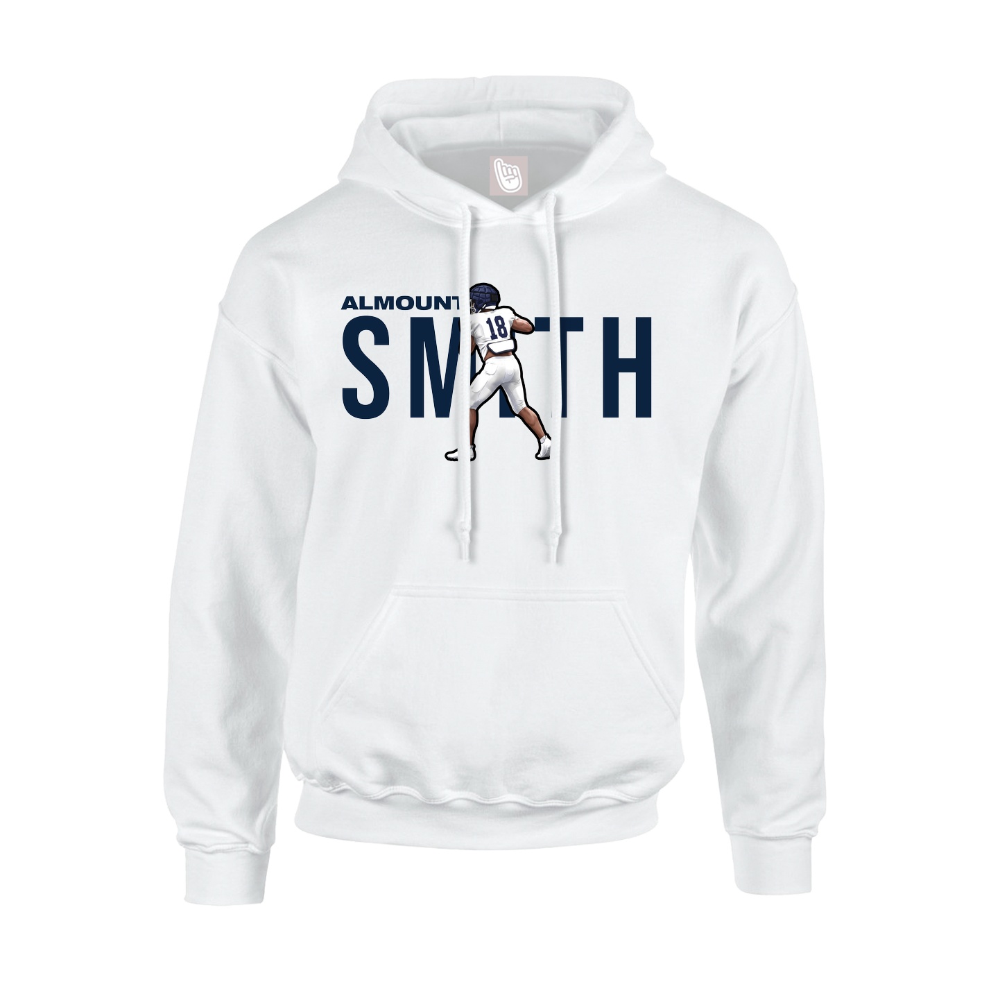 Hoodie — Player Name in White