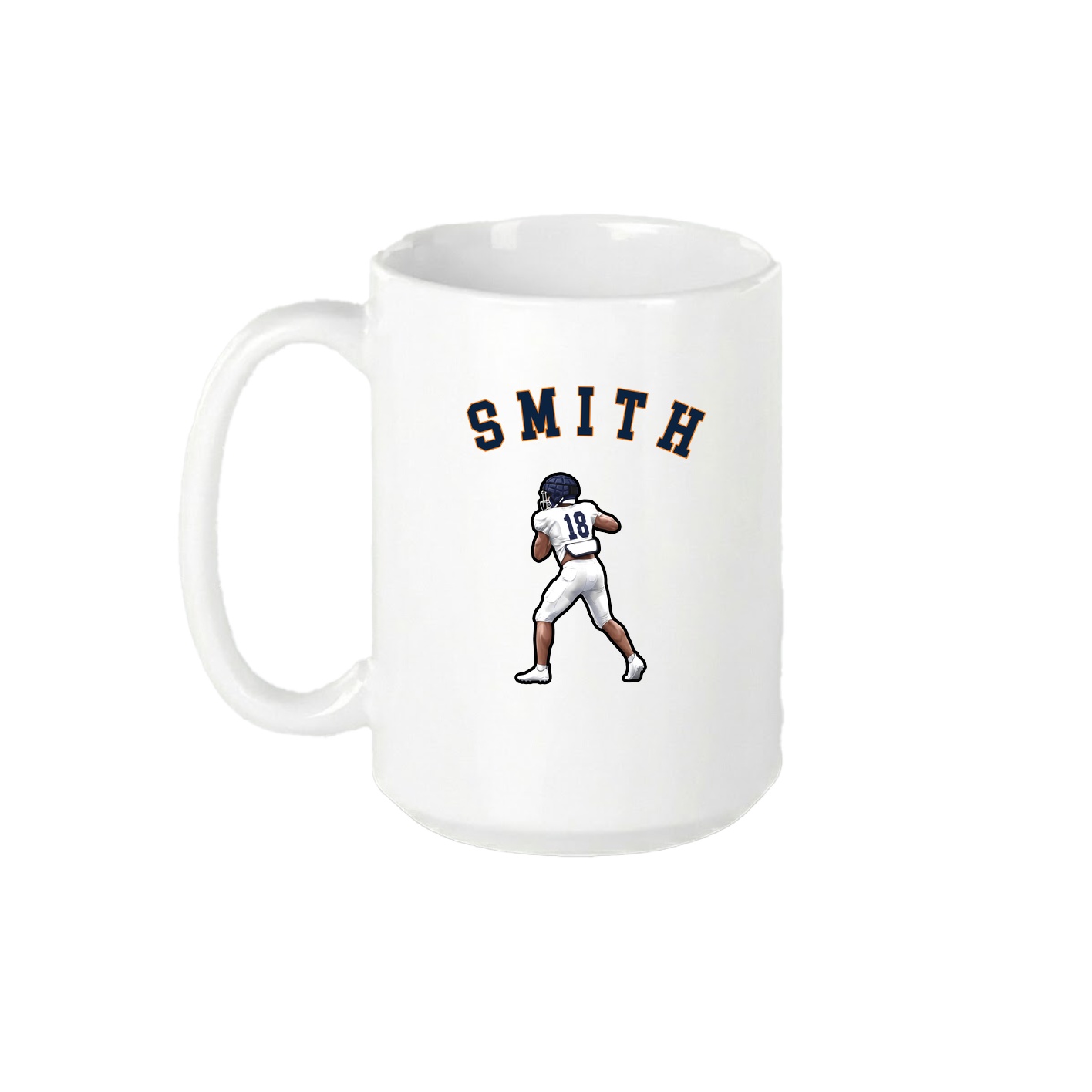15oz Coffee Mug — Shirsey Arch in White
