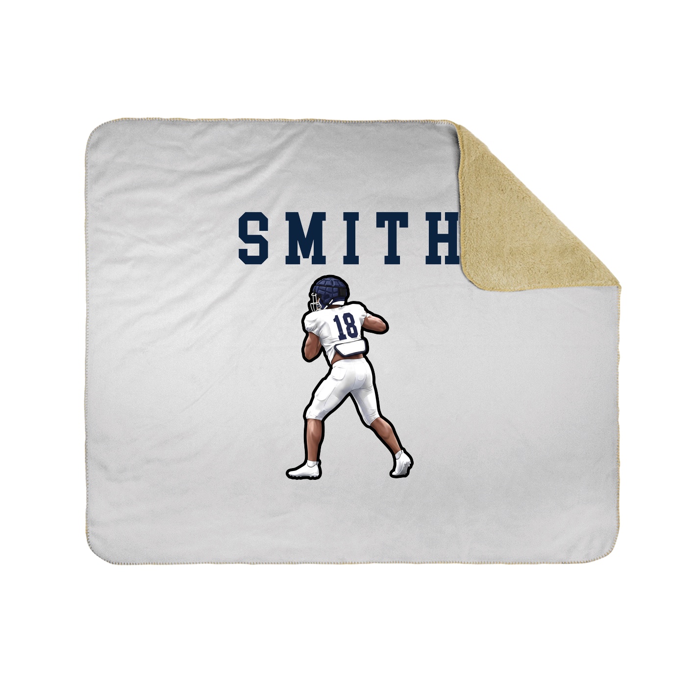 Throw Blanket — Shirsey in White