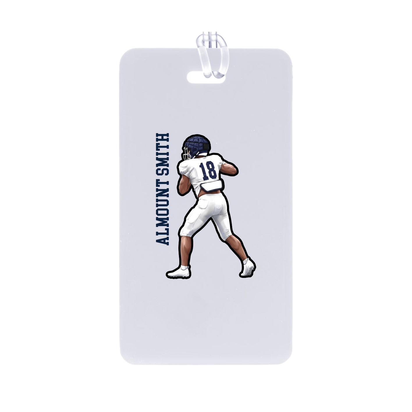 Bag Tag — Name Vertical in Classic