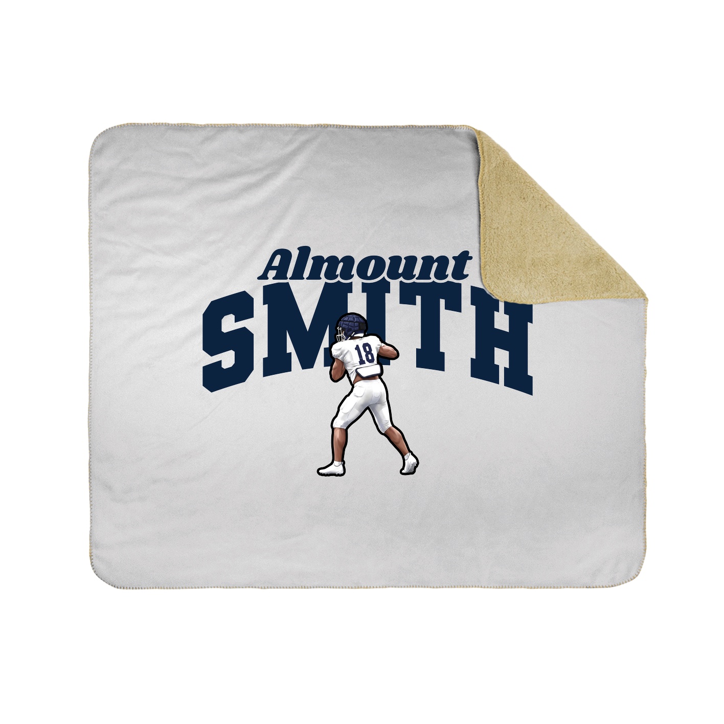 Throw Blanket — Signature Arch in White