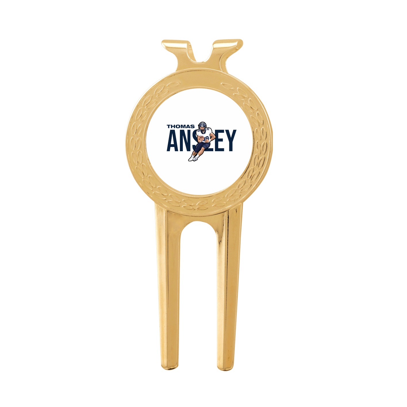 Divot Tool with Ball Marker — Player Name in Classic