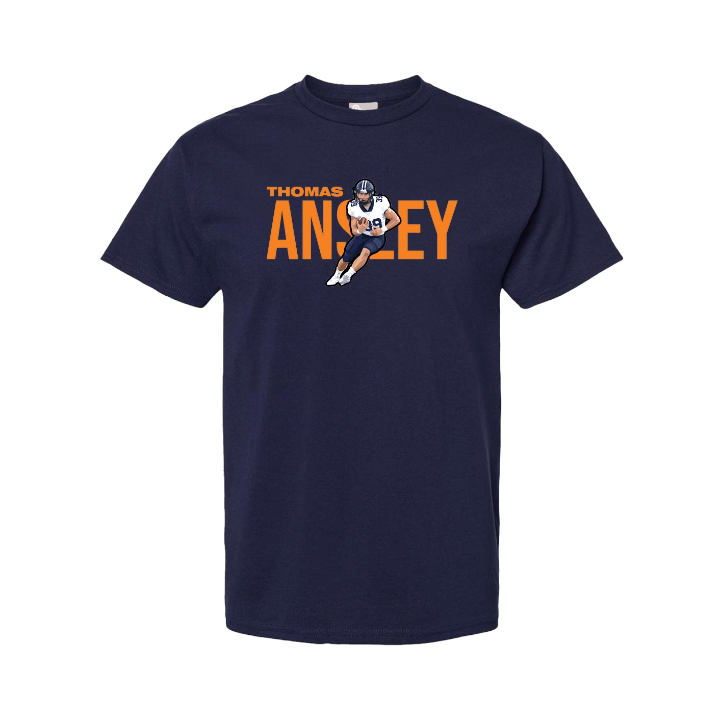 Tee — Player Name in Navy
