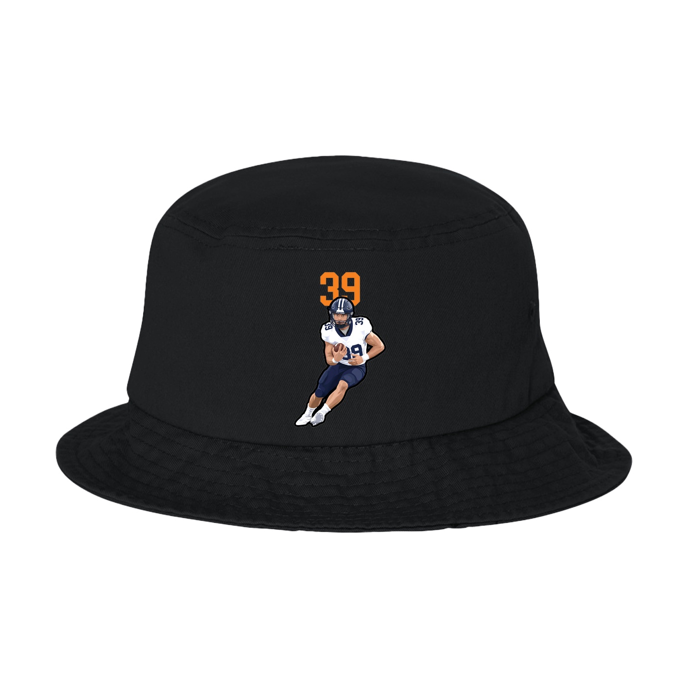 Bucket Cap — Number Top in Black