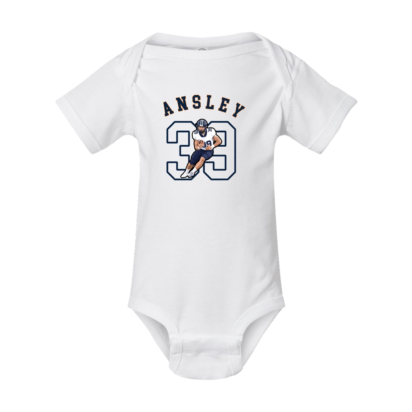 Baby Onesie — Shirsey Arch in White
