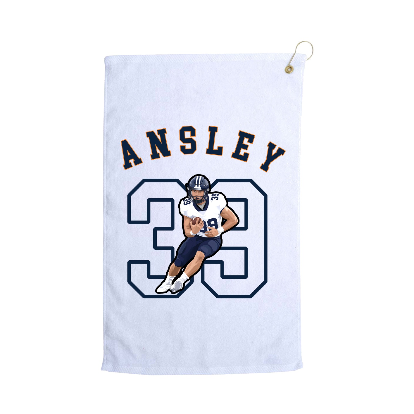 Golf Towel — Shirsey Arch in White