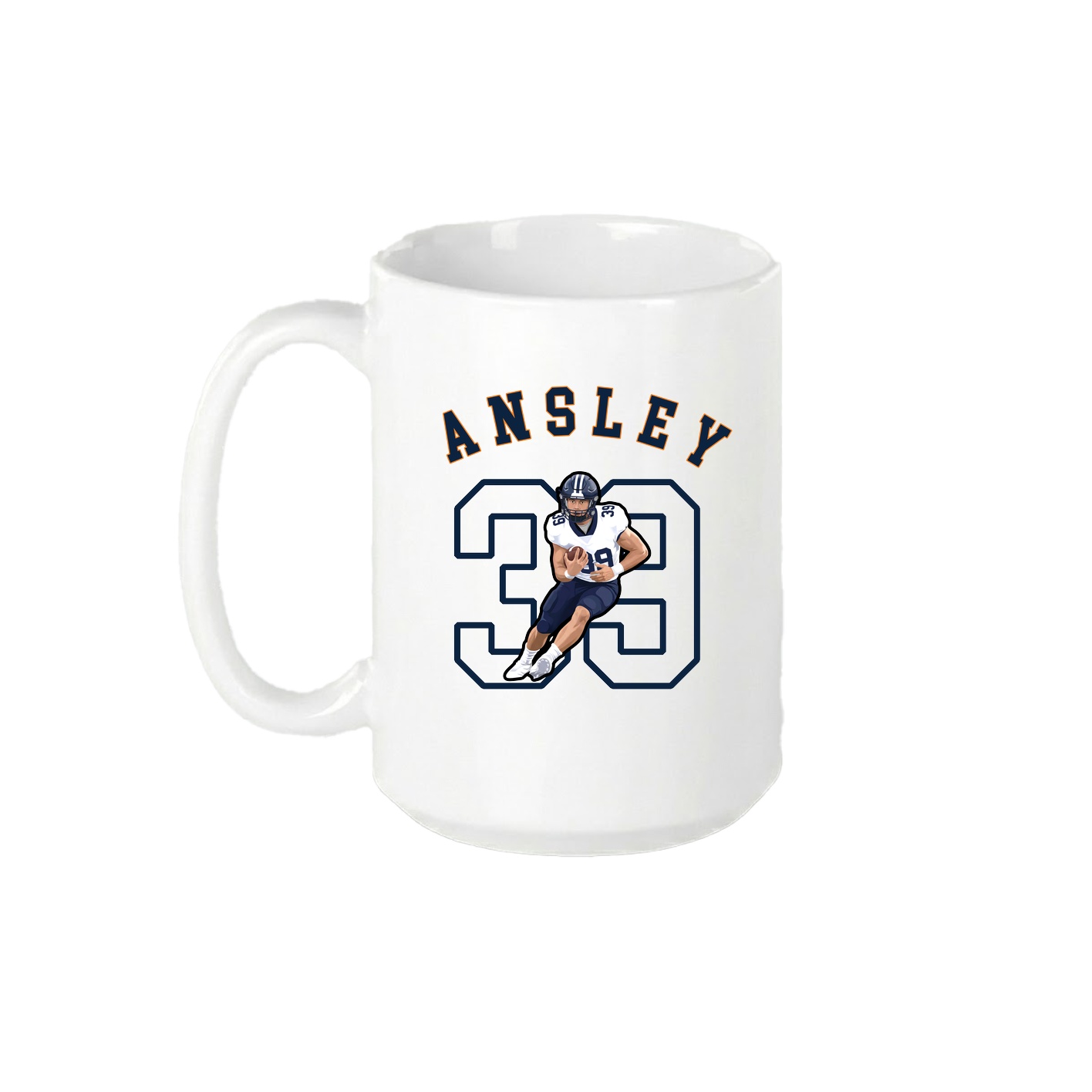 15oz Coffee Mug — Shirsey Arch in White