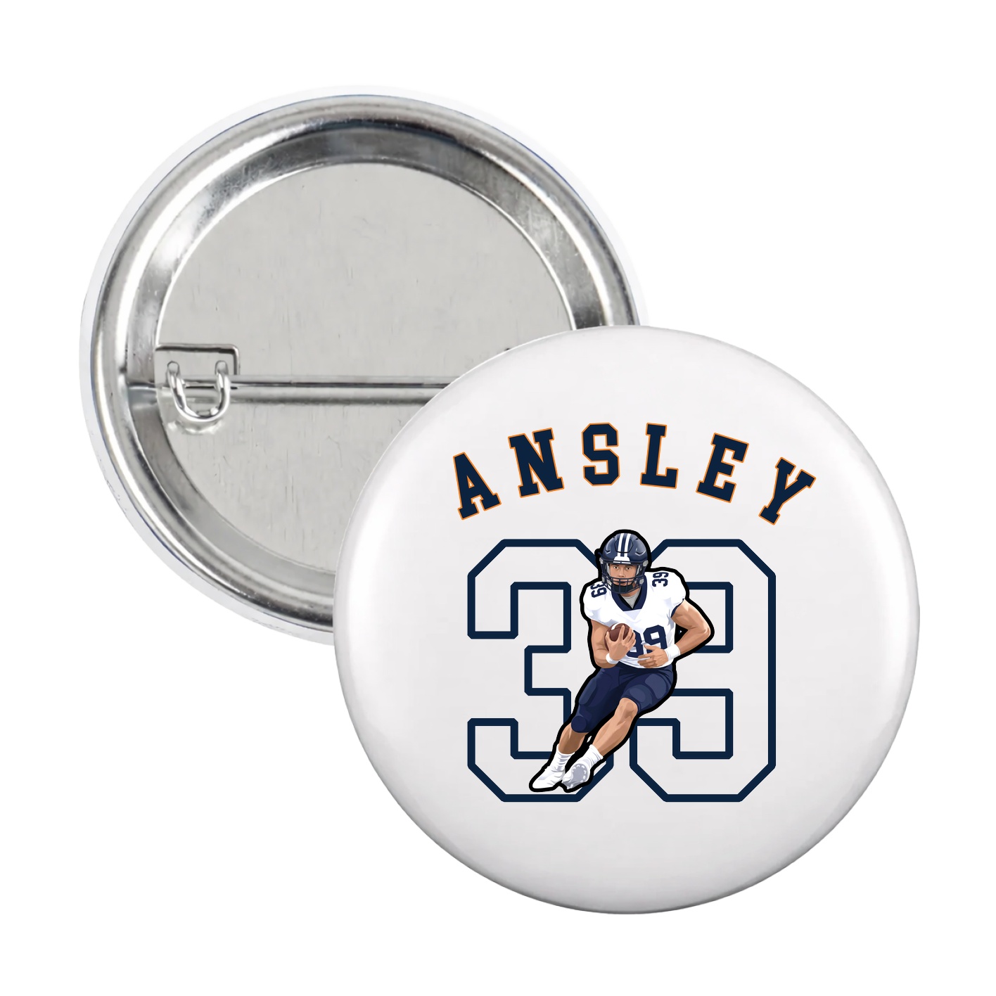Game Day Button — Shirsey Arch in White
