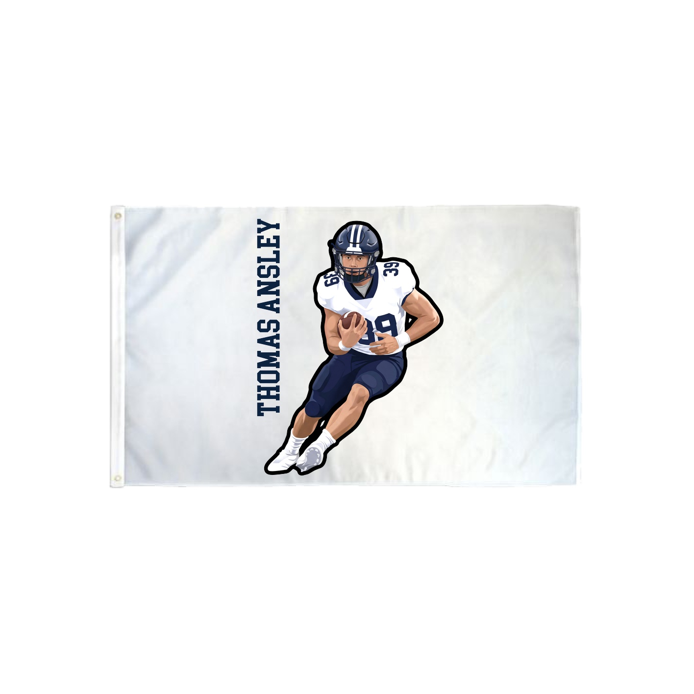 3x5 Flag — Name Vertical in Classic