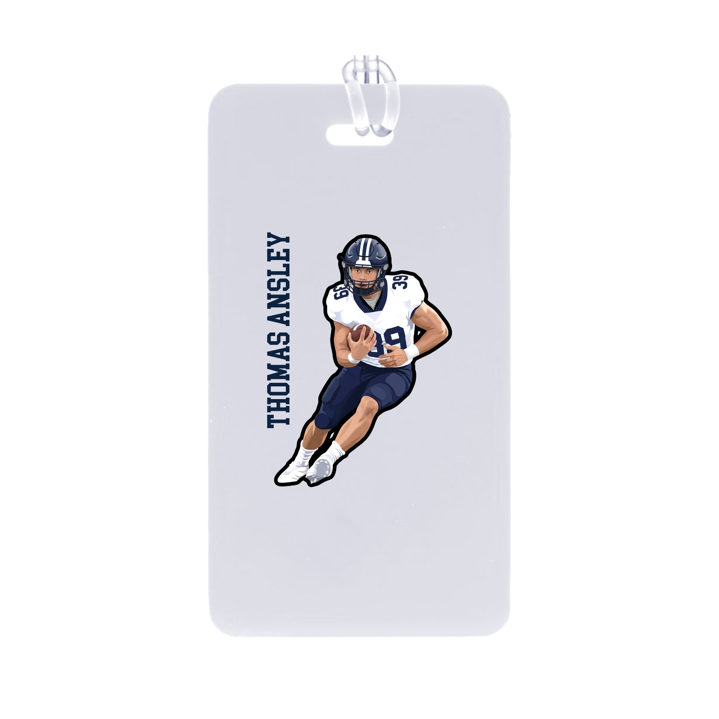 Bag Tag — Name Vertical in Classic