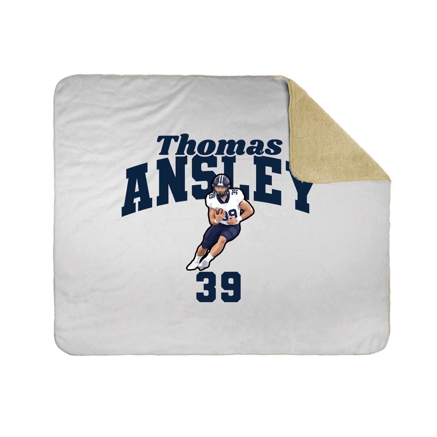 Throw Blanket — Signature Arch in White