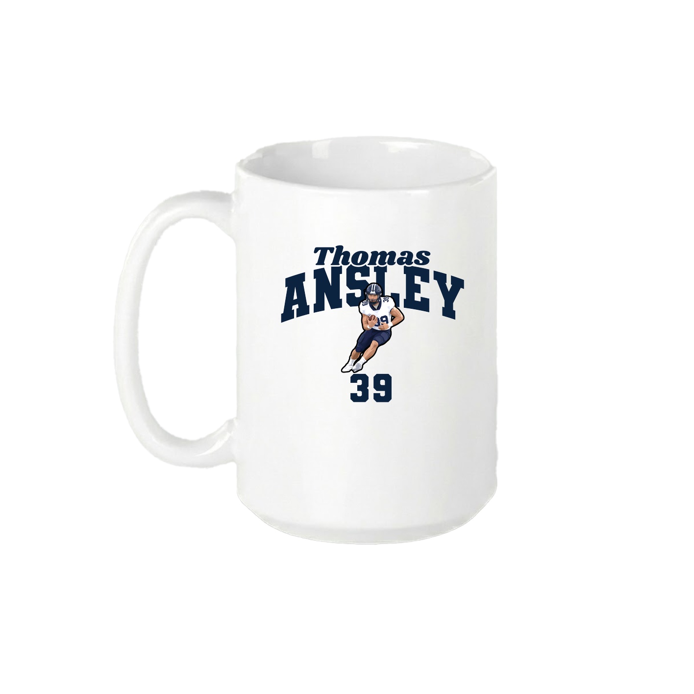 15oz Coffee Mug — Signature Arch in White