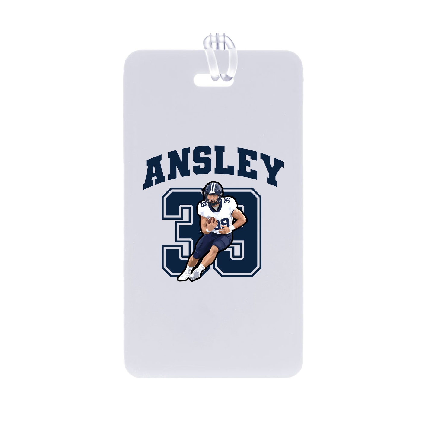 Bag Tag — Number in Classic