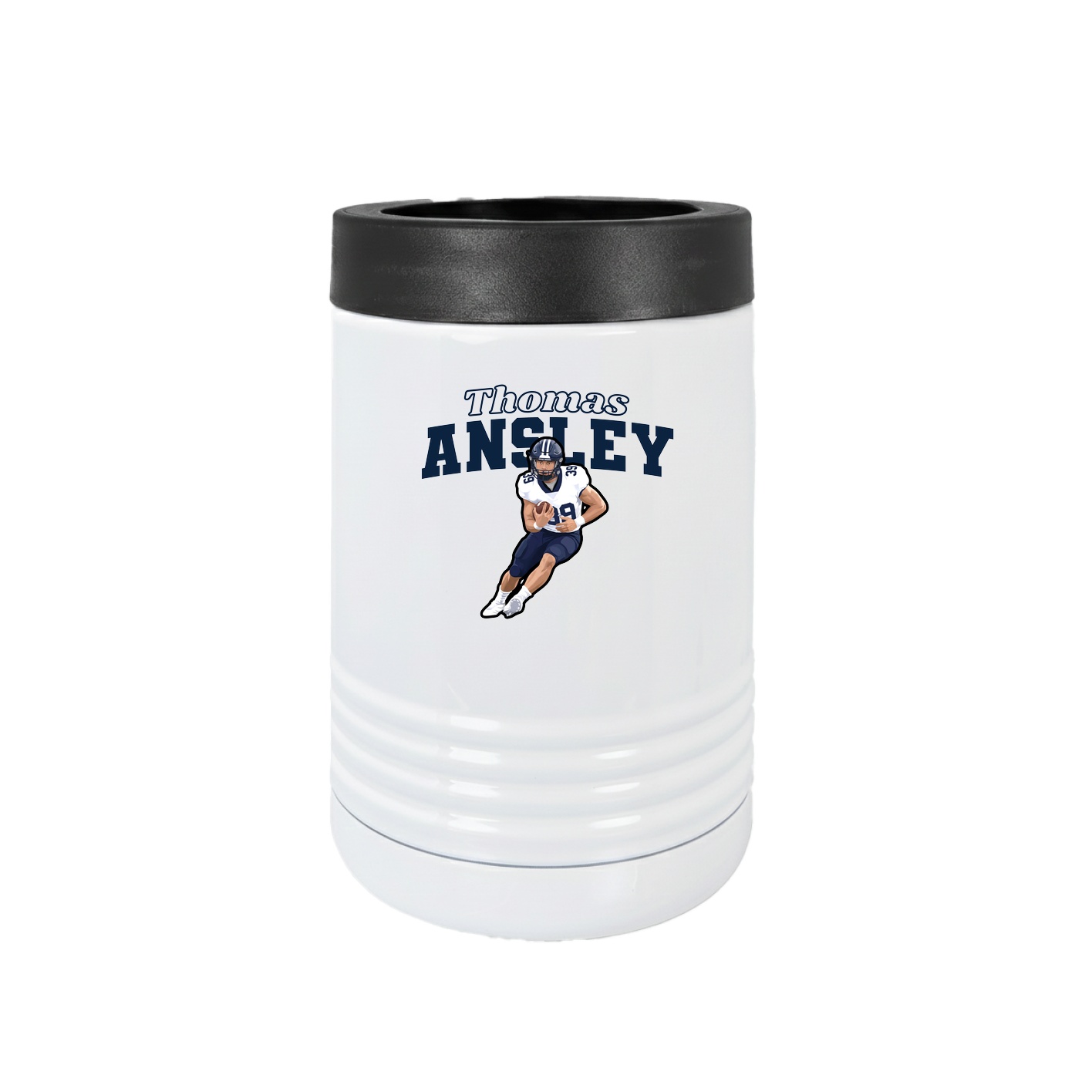 Beverage Holder — Name Arch in White