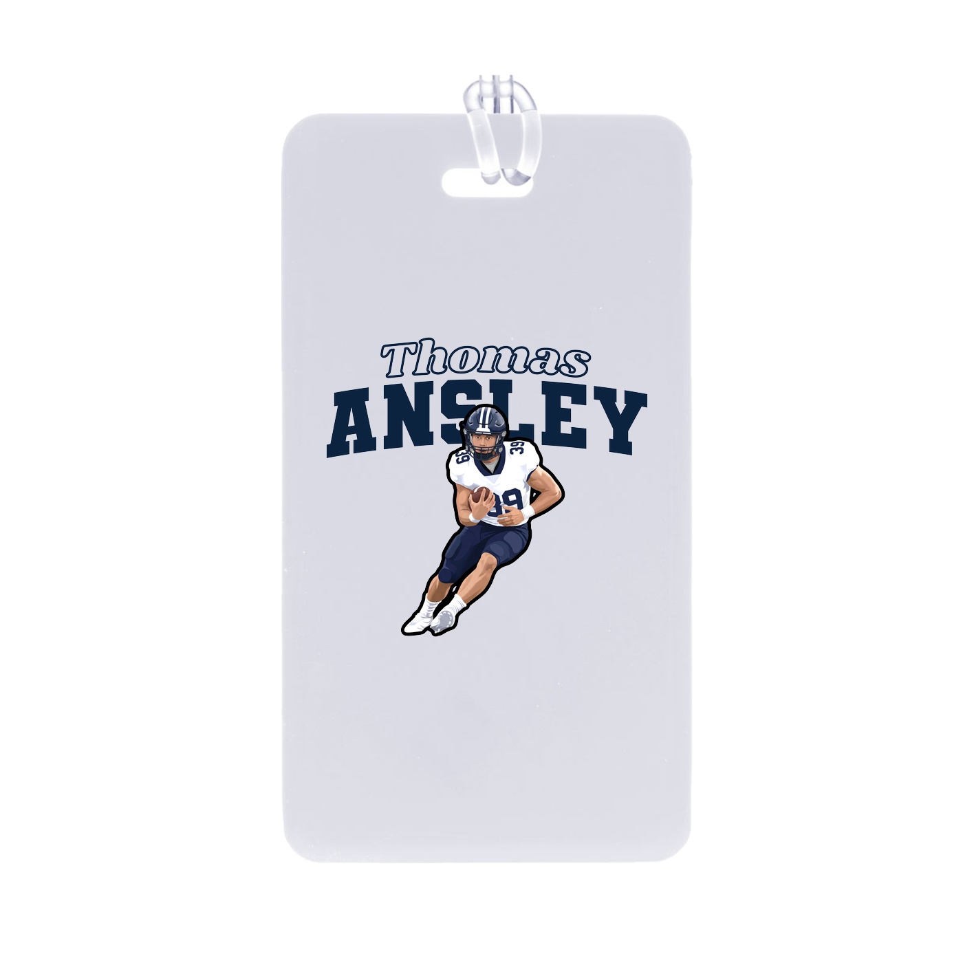 Bag Tag — Name Arch in Classic