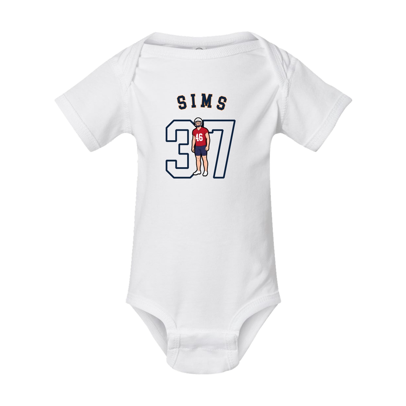 Baby Onesie — Shirsey Arch in White