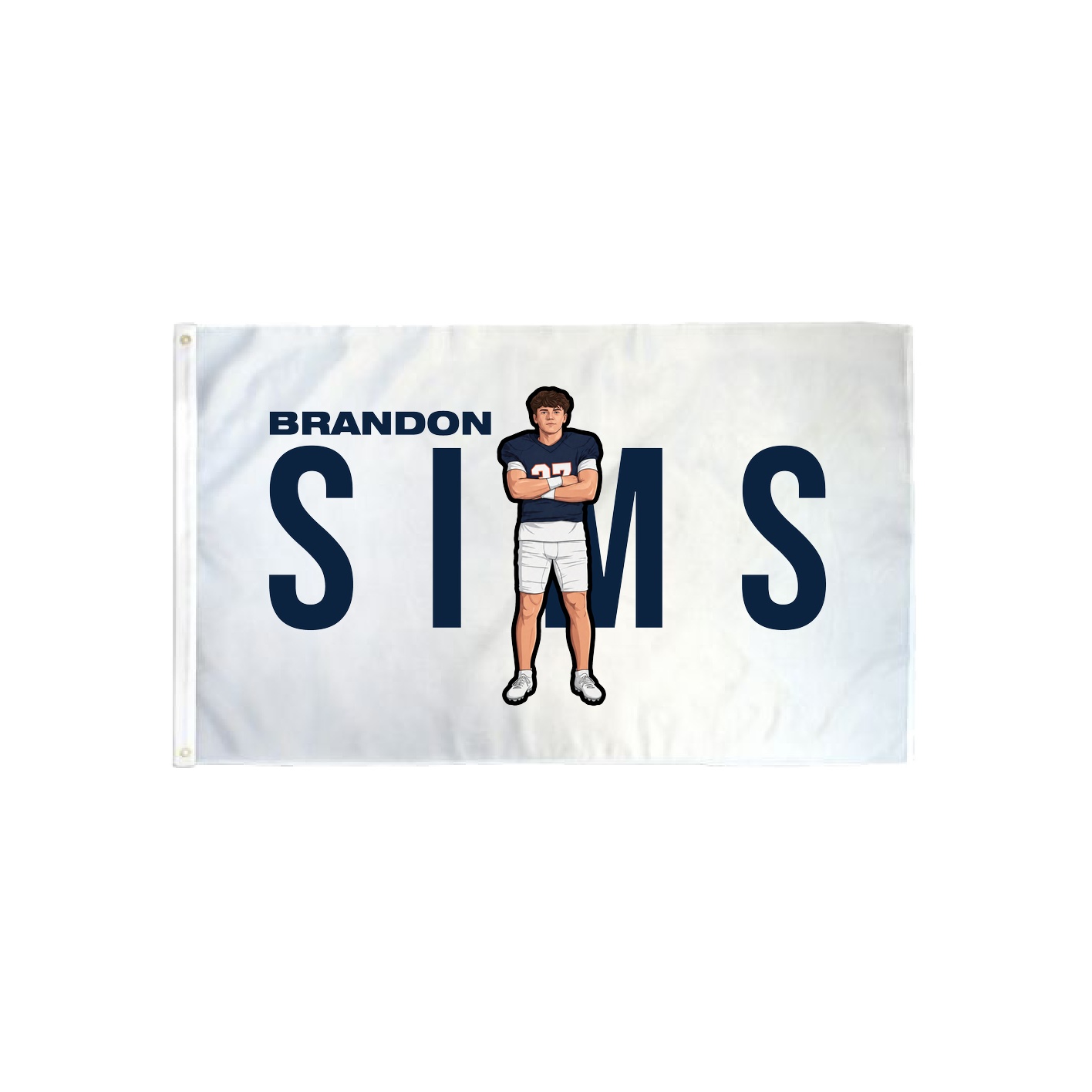 3x5 Flag — Player Name in Classic