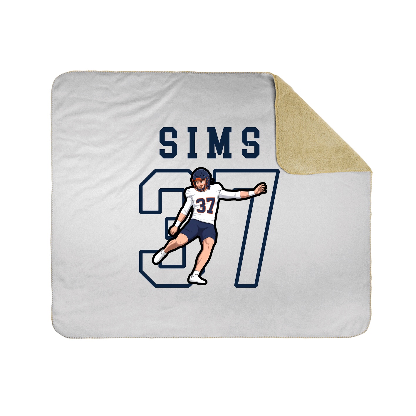 Throw Blanket — Shirsey in White