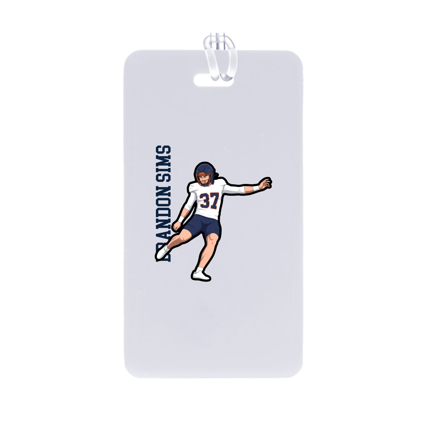 Bag Tag — Name Vertical in Classic