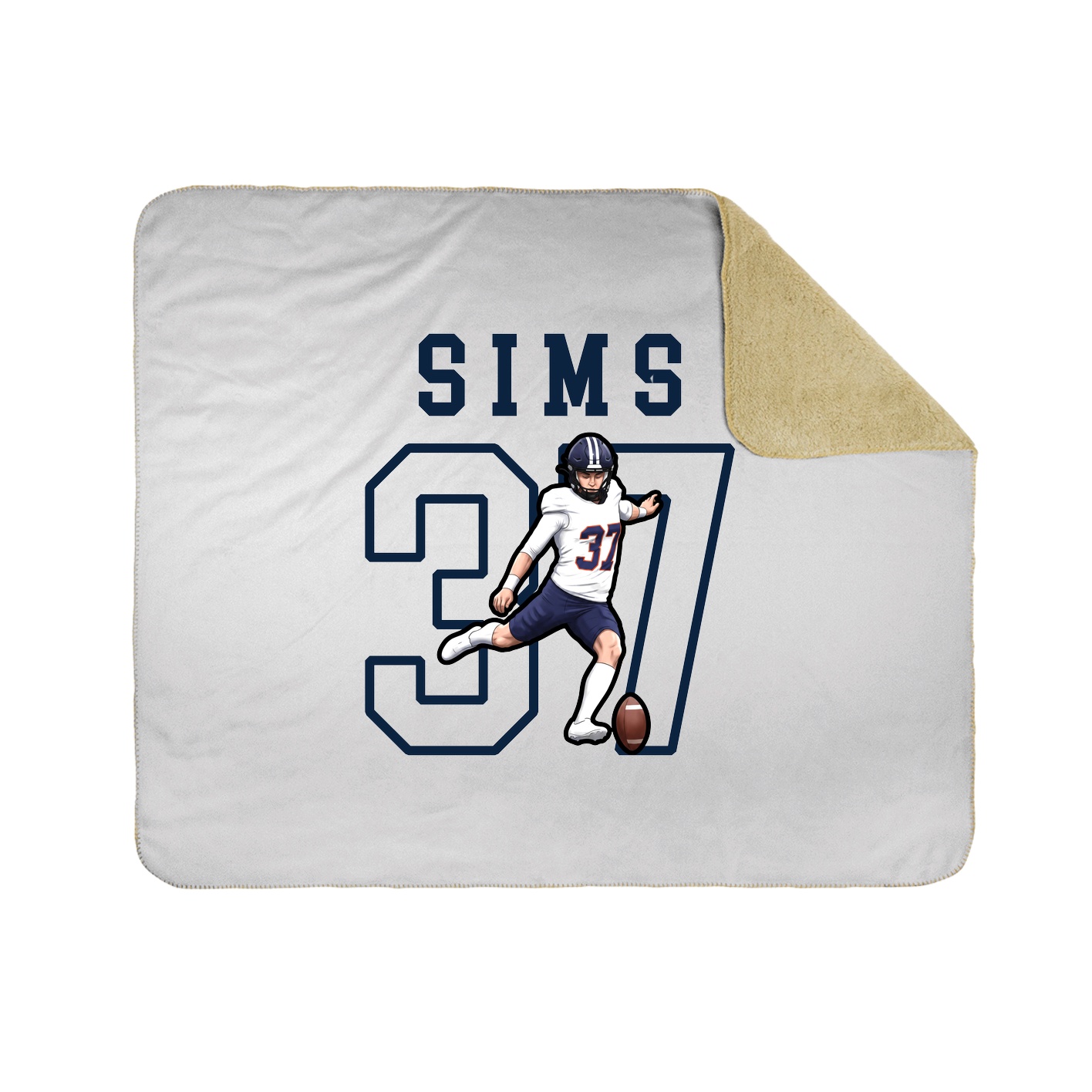 Throw Blanket — Shirsey in White