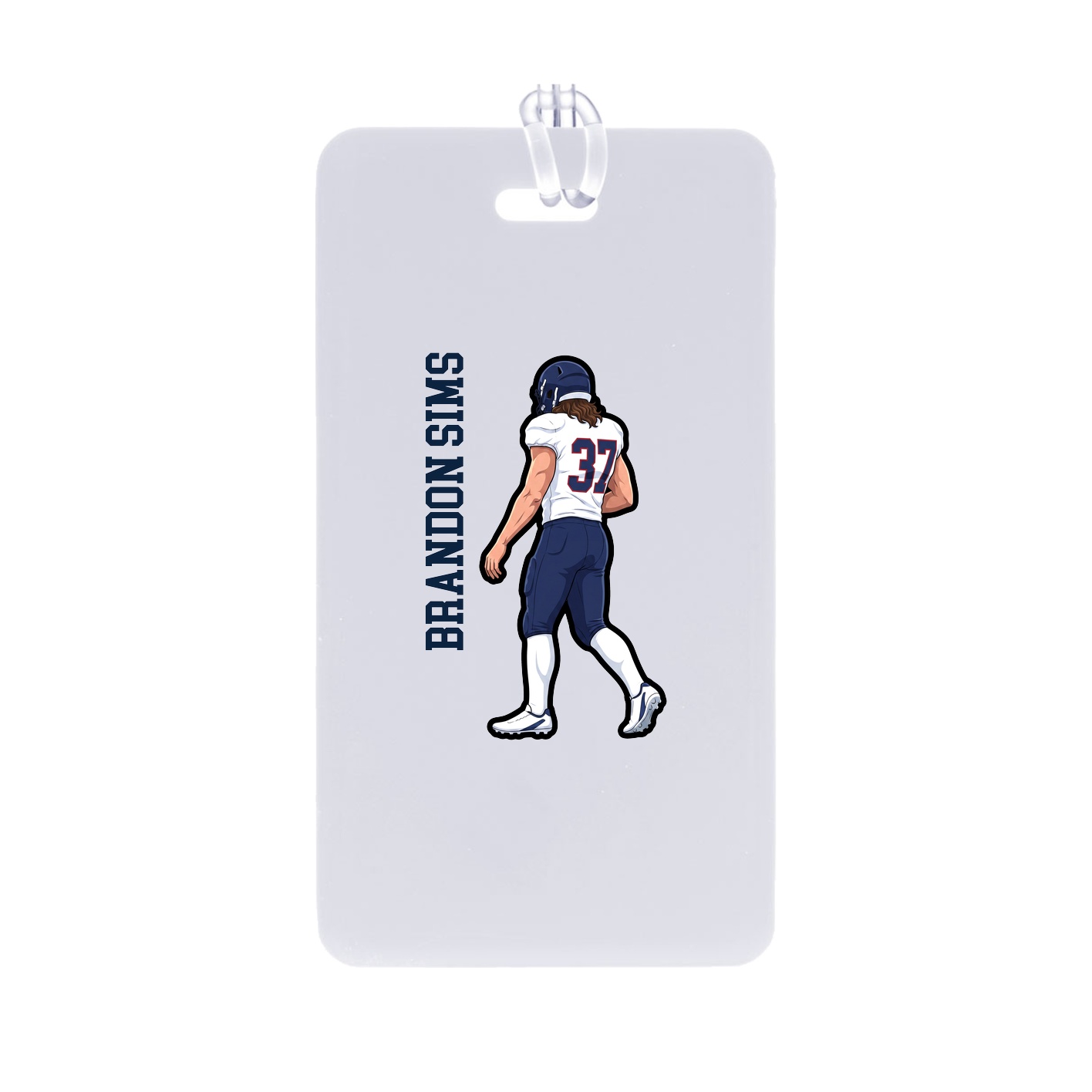 Bag Tag — Name Vertical in Classic