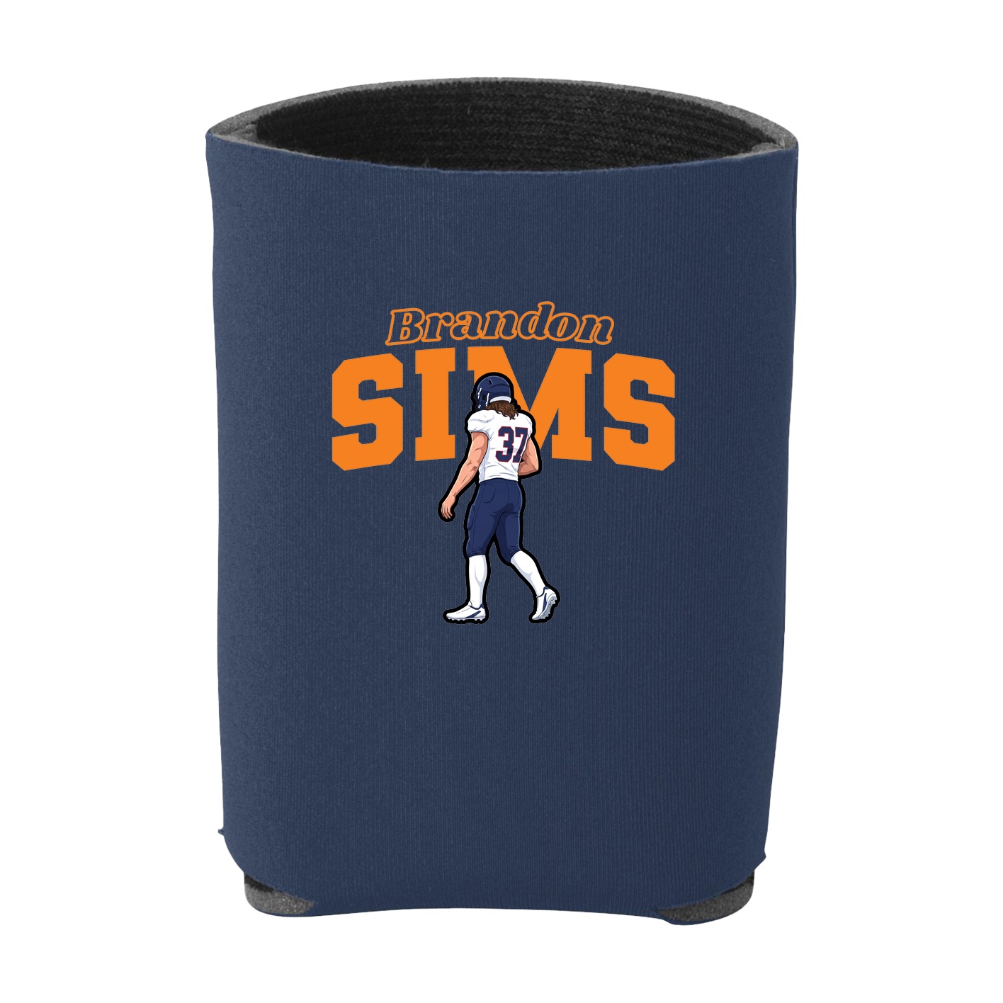 Can Holder — Name Arch in Navy
