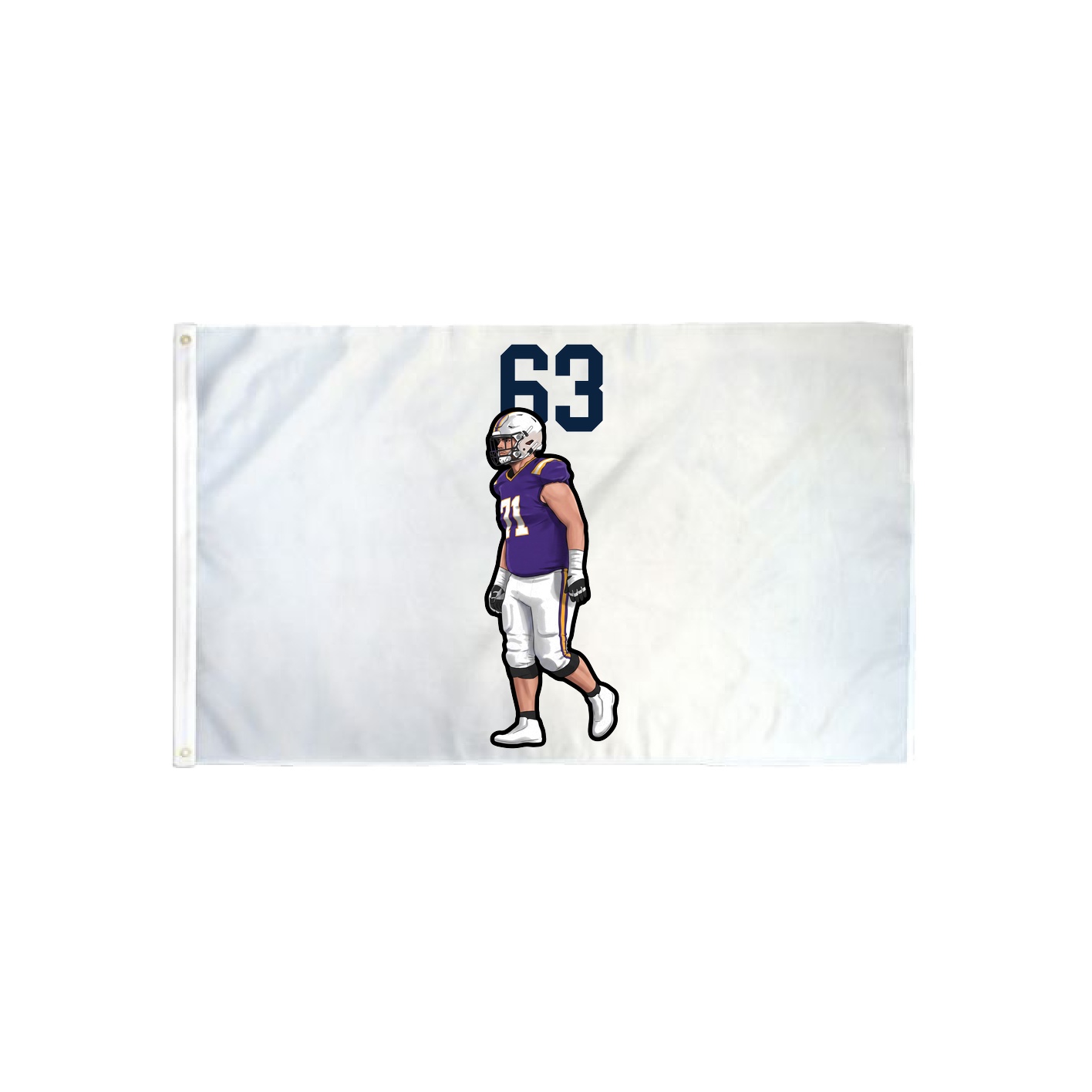 3x5 Flag — Number Top in Classic