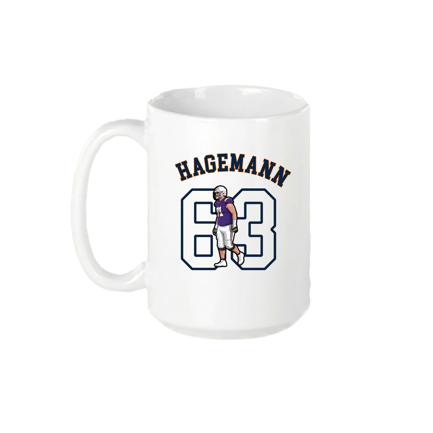 15oz Coffee Mug — Shirsey Arch in White