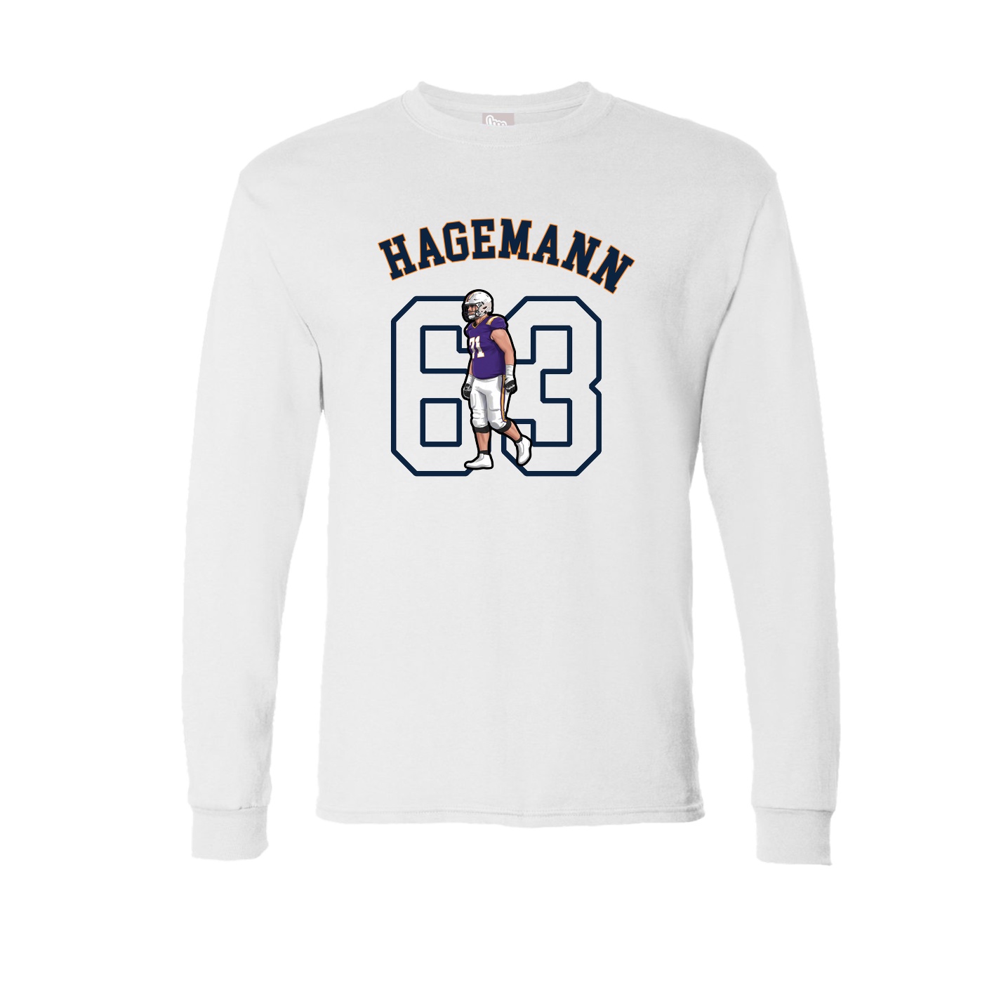Long Sleeve Tee — Shirsey Arch in White