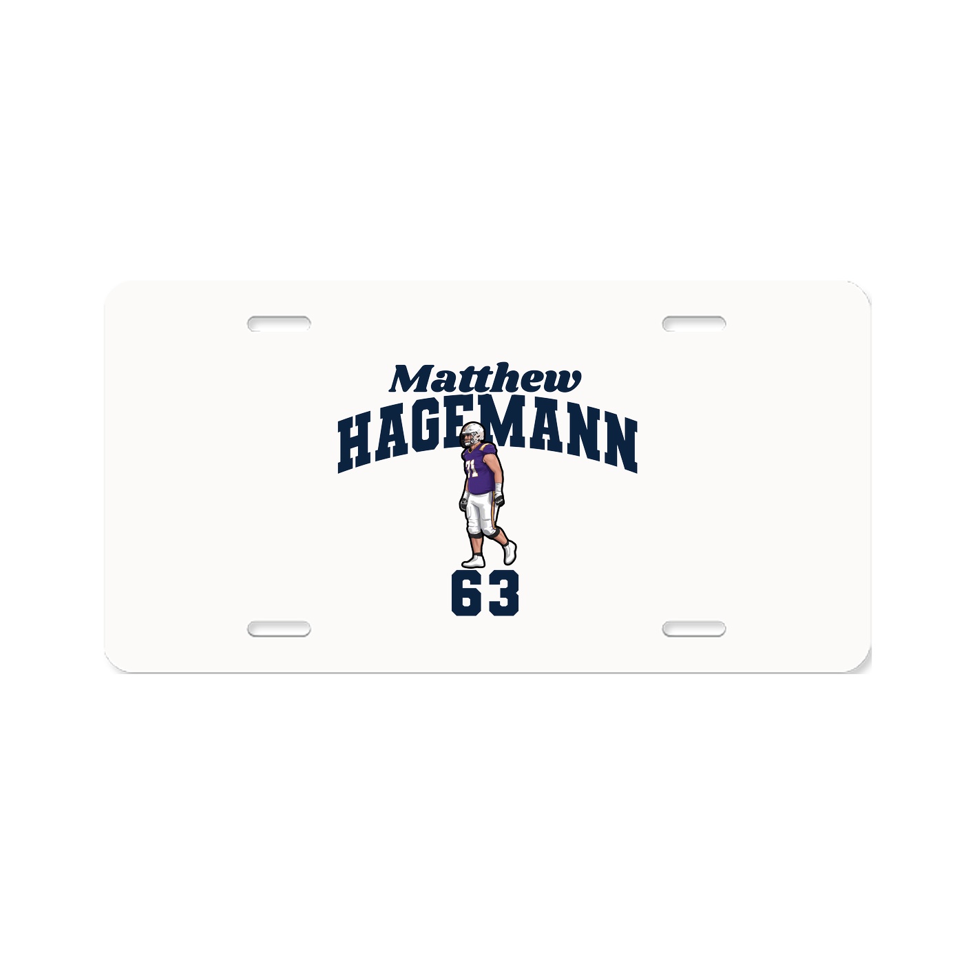 License Plate — Signature Arch in Classic