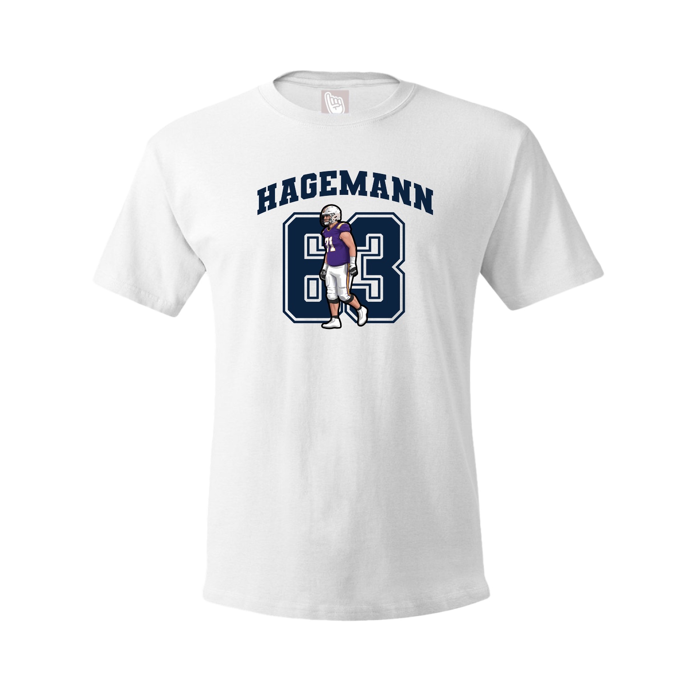 Tee — Number in White