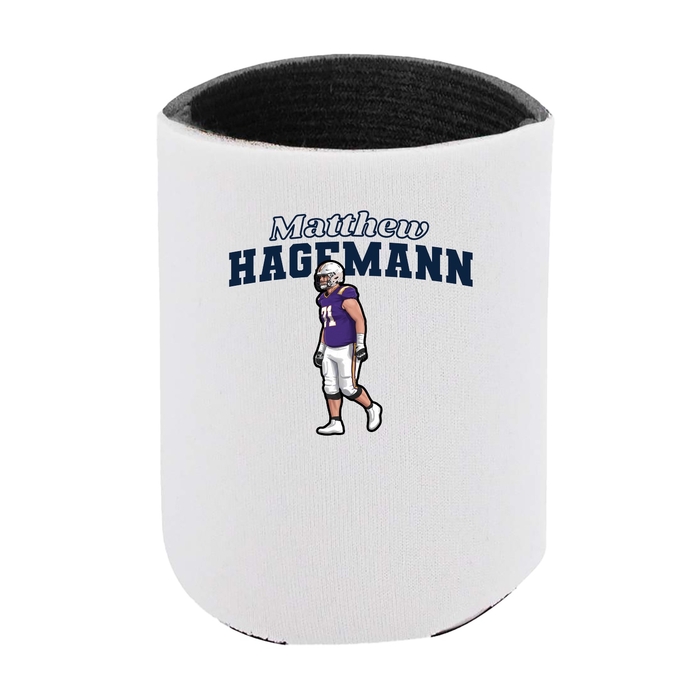 Can Holder — Name Arch in White
